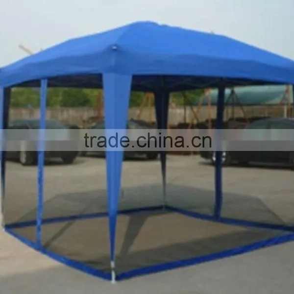 Collapsible Garden Steel Gazebo Tent With Mesh 3X3M