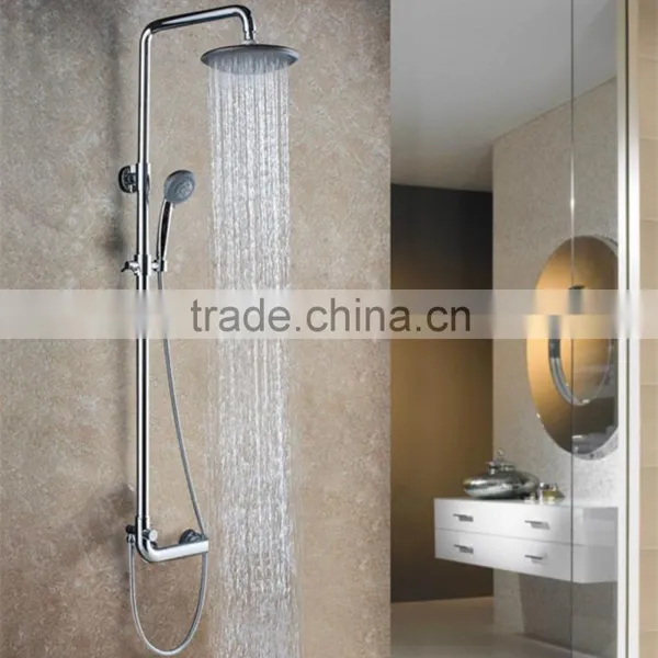 Antique Rose Golden Exposed Rain Shower Set photo-5