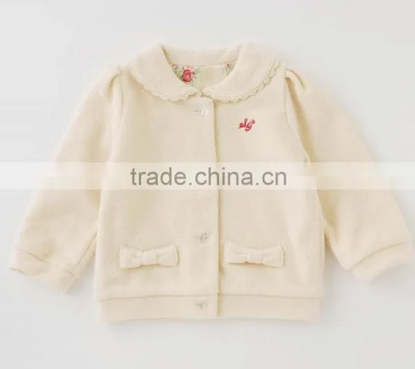 Cute Japanese Wholesale High Quality Product Baby Jacket Children Winter Clothes Kid Toddler Clothing Infant Garment With Ribbon photo-3