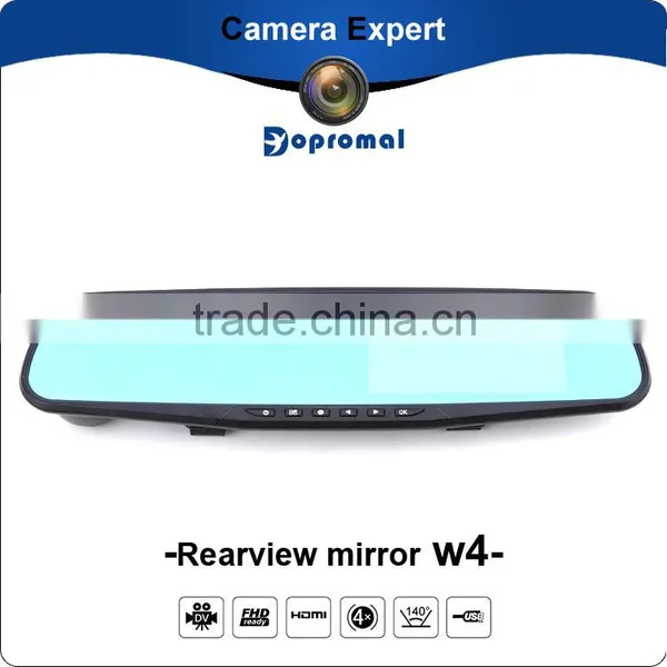 Hd Dual Lens Car Dvr Rearview Mirror Camera,car Rear View Mirror Monitor photo-2