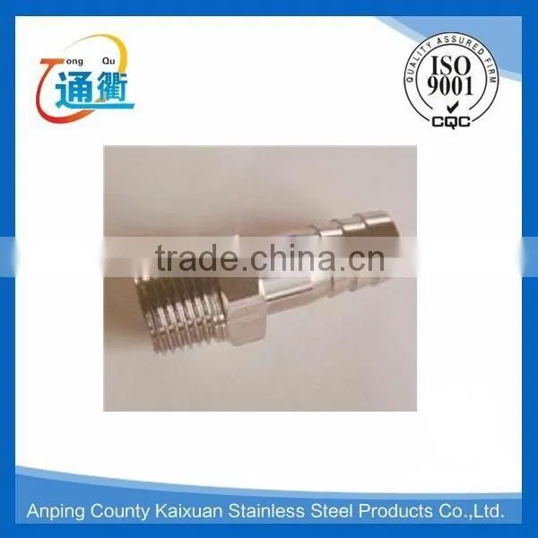 Made in China Casting Ss316 Bsp Thread Hose Nipple photo-2