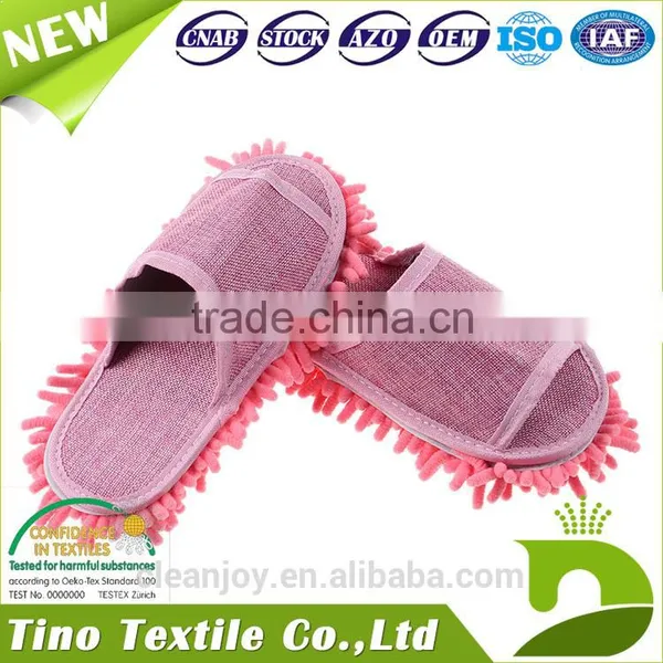 Detachable Microfiber Mop Slipper Customized Washable Cleaning Dusting Slippers photo-3