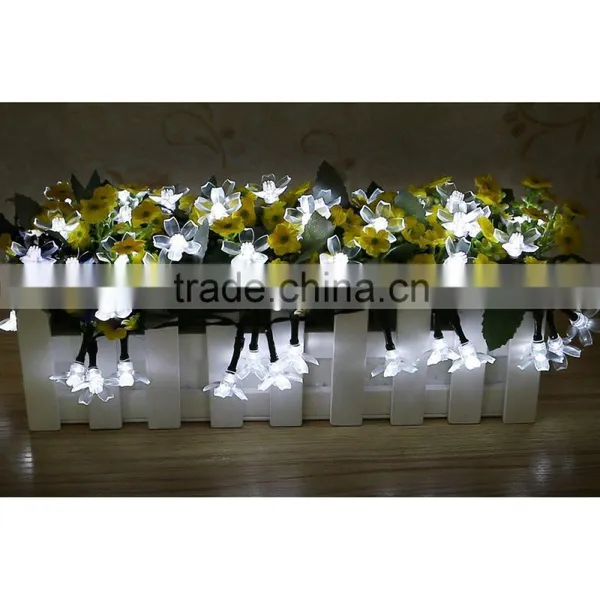 10m 100 Leds Warm White Decorative LED Indoor Flower String Lights or Led Rope Light photo-3