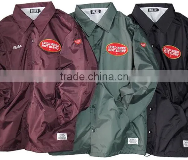 Wholesale Nylon Coaches Jackets, Wholesale Men Coaches Jackets, Wholesale Custom Coaches Jackets photo-6