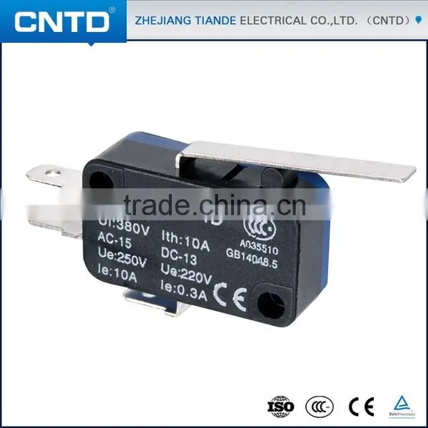 CNTD Small Size Long Pulley Type T85 Micro Switch 125V 16A (CMV-103D) photo-3