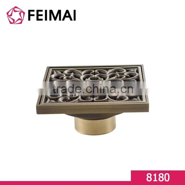 Bathroom Design Antique Bronze Square Floor Shower Drainer photo-6