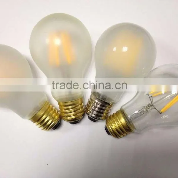 2015 New Design Led Filament Bulb Lights Milky Frost Full Glass Sapphire COB High Lumen photo-2