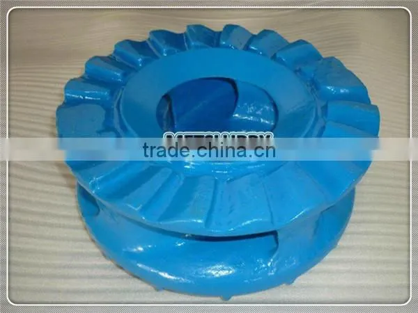 High Chrome 27% & Rubber Slurry Pump End Parts Impeller photo-4