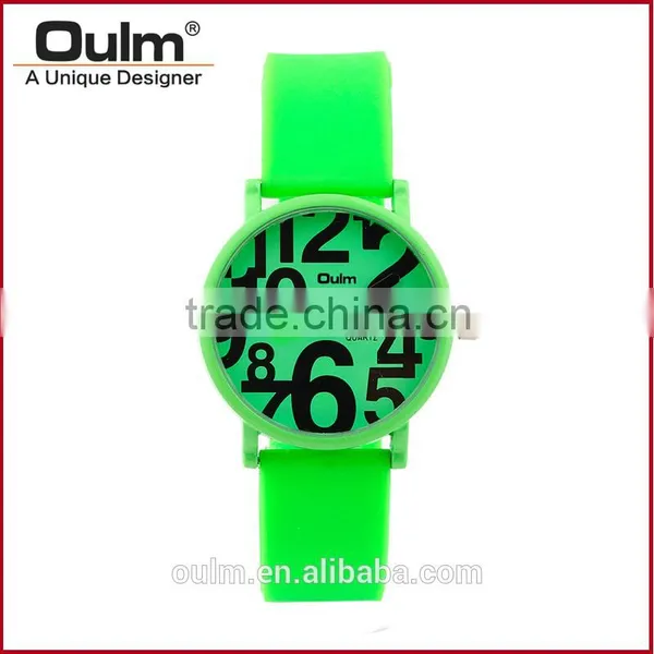 Oulm Big Number Watch, Multi Color Watches, Cheap Custom Logo Watches photo-2