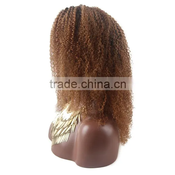 Express Large Stock AndPromotion for Fully Hand Tied 100% Human Hair Wig in Afro Kinky Curl Hair Style photo-3