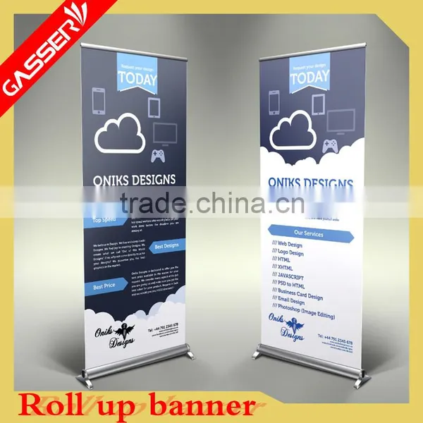 New 2016 Portable Digital Hand Reflective Roll up Banner Stand photo-5