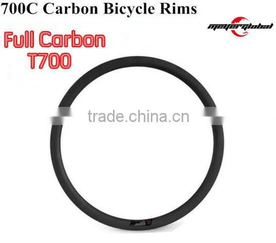 Road Bicycle Wheel Rims 700c 38mm Profile 23mm Width Carbon Road Bike Clincher Wheel Rims Carbon Clincher Wheel Bike Rims photo-2