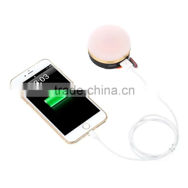 Rechargeable LED Camping Lantern 300 Lumens Portable Power Source Charger for IPhone/Samsung Mobile Phone Smartphone photo-2