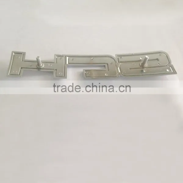 Wholesale 3D ABS Plastic Chrome Plated Self- Adhesive Car Grille Badges Car Badge photo-4