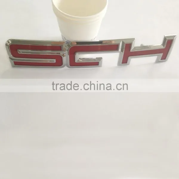 Wholesale 3D ABS Plastic Chrome Plated Self- Adhesive Car Grille Badges Car Badge photo-6