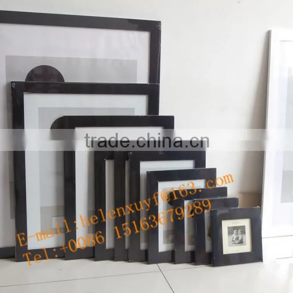 Hot Black Wooden Photo Frame, Lovely Picture Frames for Home Decoration photo-2