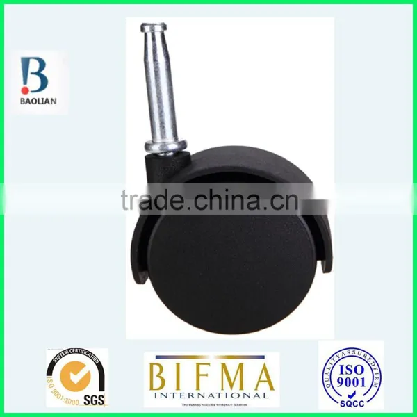 BL Clearance Sale 40mm Black Light-duty Durable Long-iron Stem Nylon Mould Caster photo-2