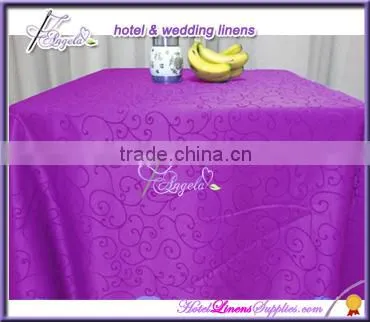 Jacquard Hotel Table Linens, Restaurant Table Linens From China Table Linens Factory Directly