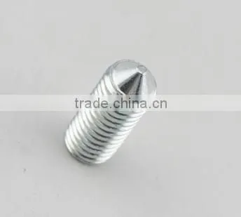 Blue White Zinc Hexagon Socket Set Screws With Cone Point DIN914 photo-2