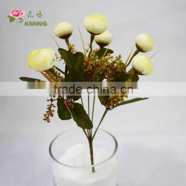 New Launched Wholesale Soft Multicolor Mini Decoration Wedding Flower for Wedding Car photo-4