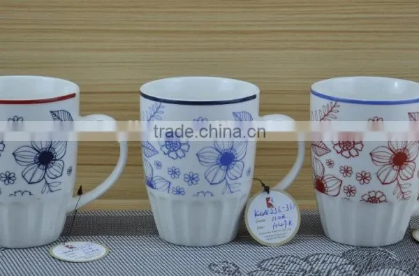 14OZ Coffee Shop Design Fully Decal Printed, Shiny Surface New Bone China Mug, KL5001-1065 photo-3