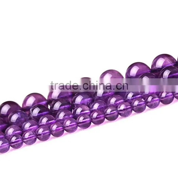 Factory Wholesale Fashion Color Hand String of Natural Purple Crystal Beads Scattered Beads Semi-finished Crystal DIY Handmade j photo-5