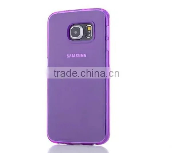 Durable Hard Clear Soft TPU Cover For Samsung S6/S6 Edge photo-2