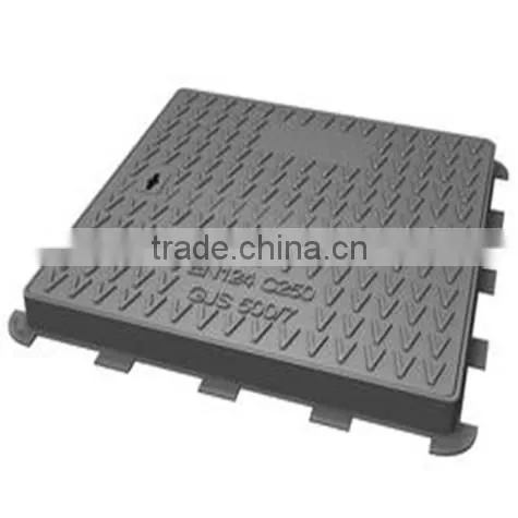 EN124 Black Color Ductile Iron Manhole Cover photo-2