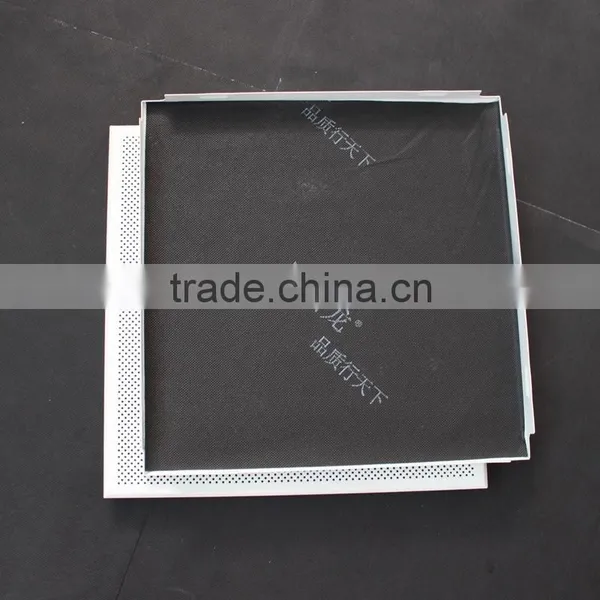 Sound Absorbed Fireproof Perforated Aluminum Sheet Metal Ceiling Tiles / Board photo-6
