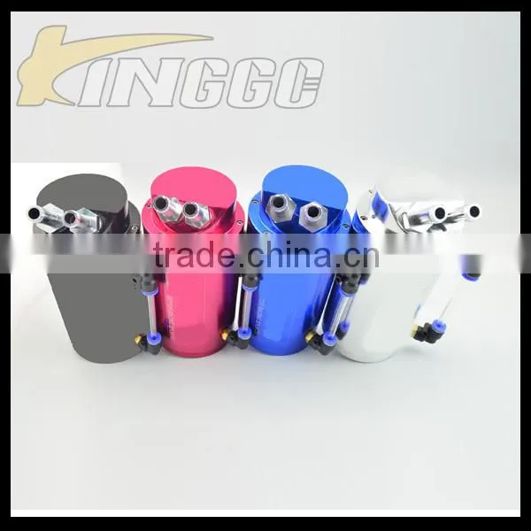 Car Engine Aluminum Universal Auto Fuel Tank Oil Catch Can photo-6