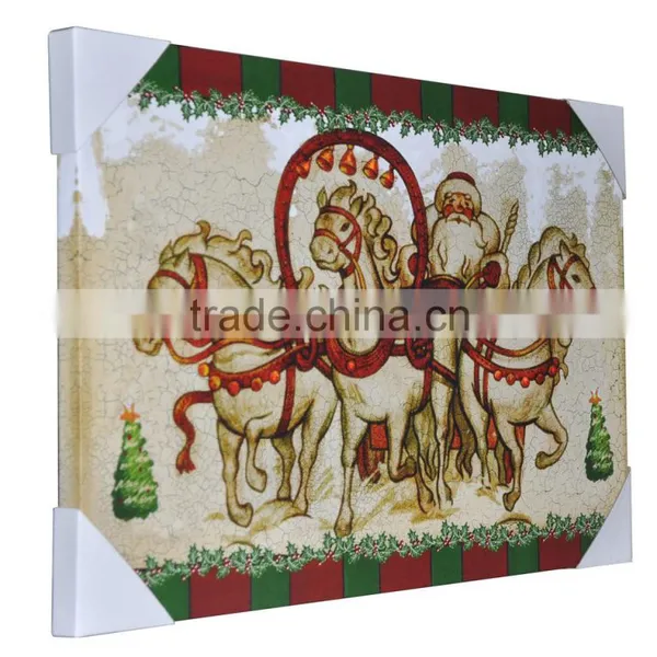 Santa Claus Christmas LED Canvas Art photo-2