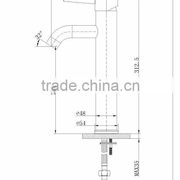 Hot Sale Contemporary Vessel Sink Tap 16 1102C photo-2