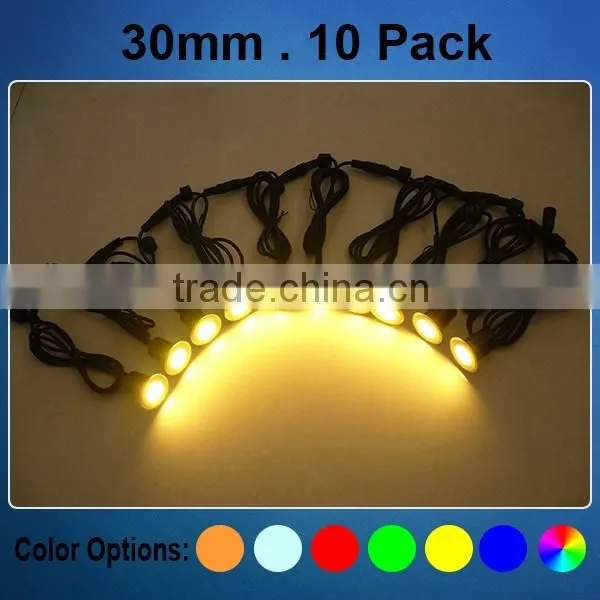 Hot Sale CE/RoHS/GS/SAA/UL Color Changing Stair Lights 10-Pack / IP65 Recessed Color Changing Stair Light Kits photo-6