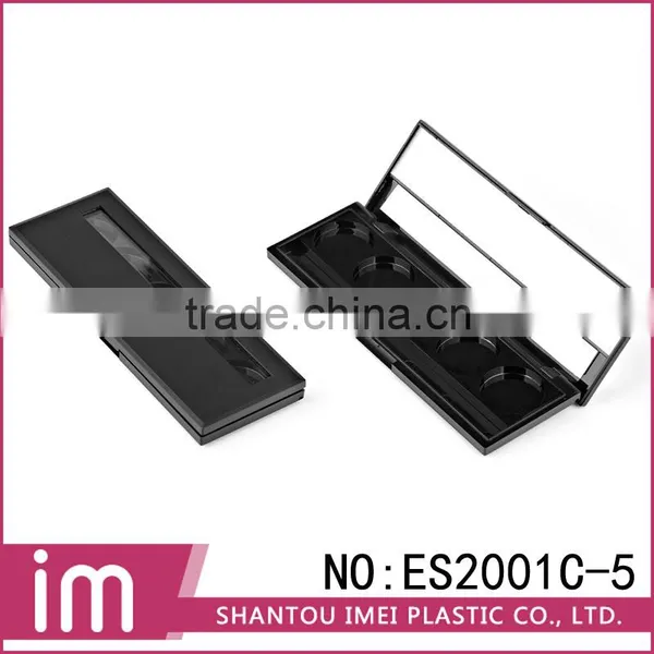 5 Round Color Eyeshadow Empty Palette With Inner Mirror photo-2