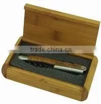 Bamboo Wine Opener With Bamboo Handle in Bamboo Gift Box
