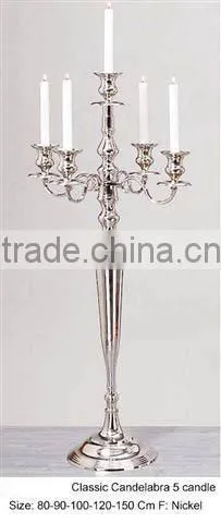 Silver Candelabra,gold Crystal Candelabra,whole Sale Wedding Black Candelabra photo-3