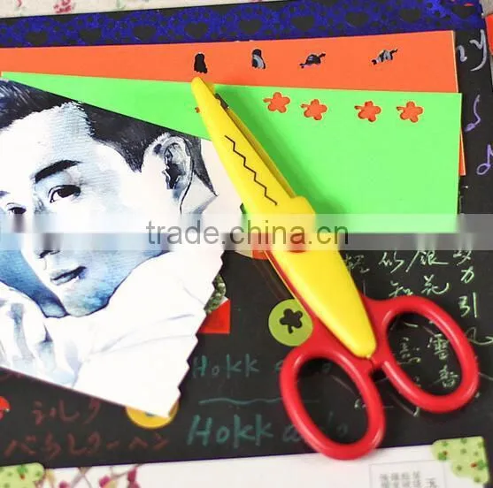 High Quality Paper Edger Pinking Shears/ Zig Zag Scissors Scrapbooking Decorative Craft Pattern Edged/ Scissors Paper Trimmer photo-4