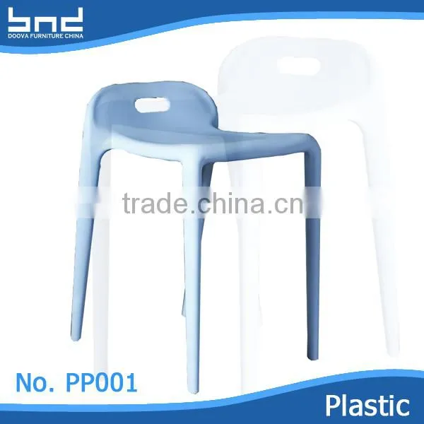 Modern Cheap Plastic Side Stool Chair Factory Price photo-3