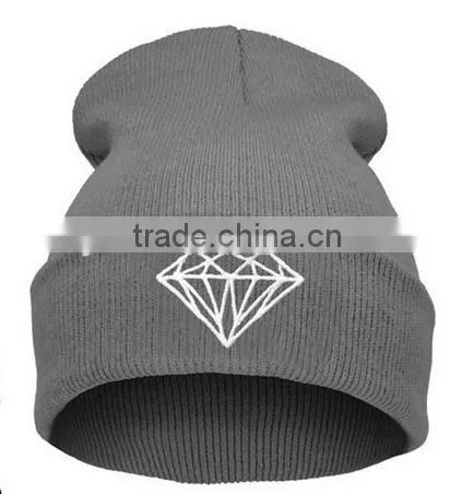 2016 Warm Winter Unisex Womens Mens Hat Hip-hop Gothic Punk Knit Beanie Hats Cap
