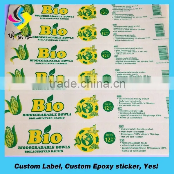 Cheap Hotsell Tensile Membrane Clear Packaging Sticker photo-5