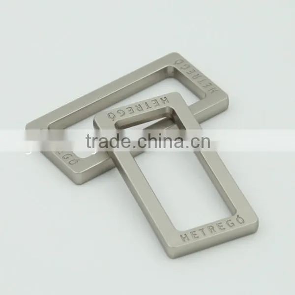 High Quality Wholesale Silver Metal Frame Tags Label Holer With Engraved Logo photo-2