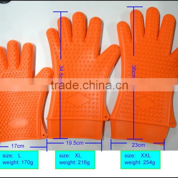 Best Quality Heat Resistant Silicone Kitchen Glove for Cooking photo-5