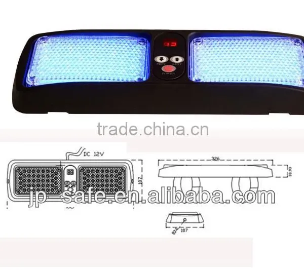 86 LED Car Truck Visor Strobe Flash Light Panel, Warning Lighting LTDG17 photo-3