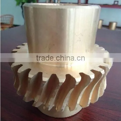 Good Smooth Hobbing Brass Gear Worm With Competitive Price