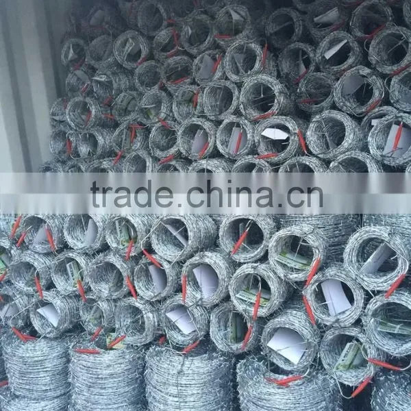 1320'(400m)hot Dipped Galvanized Barbed Wire Roll photo-5
