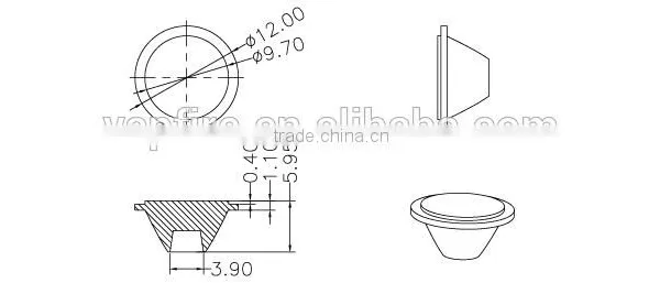 Infrared Lens for Imitation Lumens LED Lens for Led Light photo-5