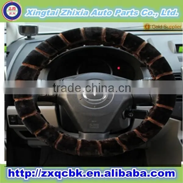 Environmental Protection White Inner Ring PU 38# Steering Wheel Cover photo-5