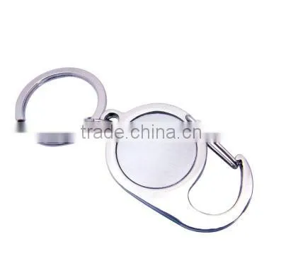 Custom Metal Blank Logo Keyrings photo-6