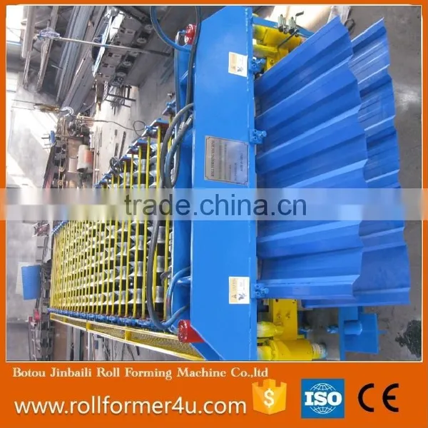 Roof Panel Step Tile Roll Forming Machine Price Double Layer Steel Roof and Wall Sheet Roller Machine photo-3
