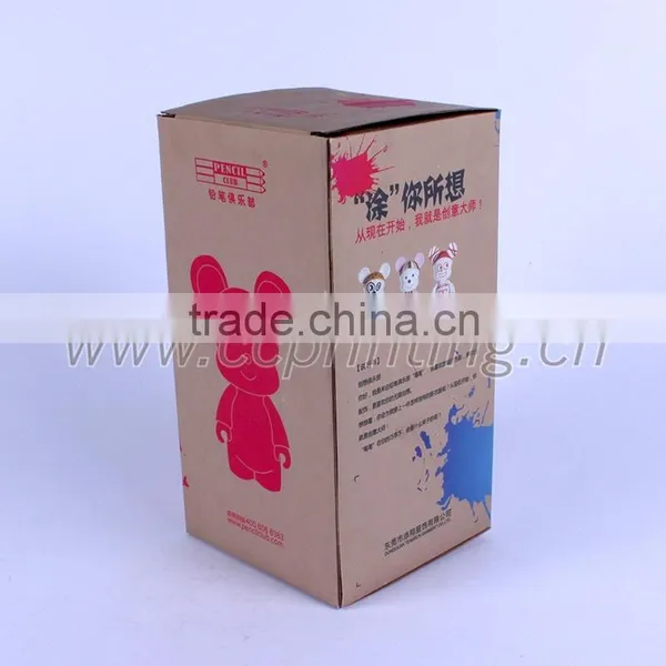 Custom Shape Children Corrugated Toy Paper Box With PVC Window photo-6